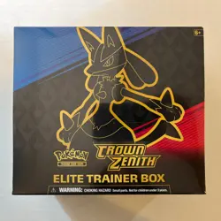 Pokemon TCG Crown Zenith ETB Elite Trainer Box - 10 Booster Packs - New Sealed - Image 1