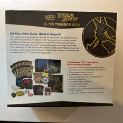 Pokemon TCG Crown Zenith ETB Elite Trainer Box - 10 Booster Packs - New Sealed - Image 2
