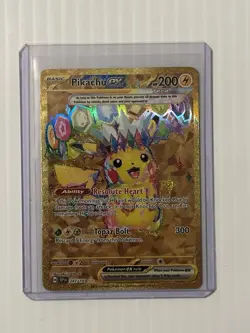 Pokemon TCG Surging Sparks Pikachu EX Holo Hyper Rare 247/191 Free Shipping - Image 1