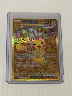 Pokemon TCG Surging Sparks Pikachu EX Holo Hyper Rare 247/191 Free Shipping - Image 2