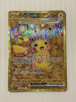 Pokemon TCG Surging Sparks Pikachu EX Holo Hyper Rare 247/191 Free Shipping - Image 3