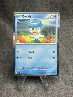 Pokemon TCG Quaxly Scarlet & Violet - Base Set 052/198 Holo Promo NM - Image 1