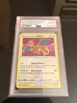 2021 Pokemon SWSH Black Star Promo Special Delivery Bidoof #117 PSA 10 - Image 4