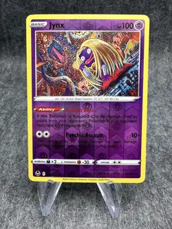 Pokemon TCG Jynx Silver Tempest 062/195 Reverse Holo Uncommon NM - Image 1