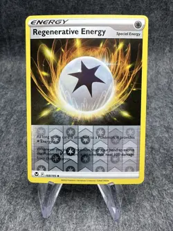 Pokemon TCG Regenerative Energy Silver Tempest 168/195 Reverse Holo Uncommon NM - Image 1