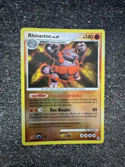 RHINASTOC REVERSE - POKEMON 12/130 DIAMANT ET PERLE FR - Image 1