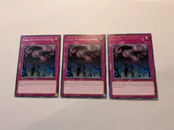 3 x Call of The Haunted VASM-EN059 - Rare - 1st Edition - NM - YuGiOh Playset - Image 1