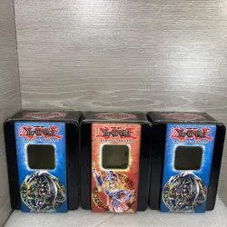 (4) Yu-Gi-Oh! Vorse Raider Magician Girl Shonen Jump's Tin 2005 Empty - Image 1