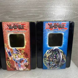 (4) Yu-Gi-Oh! Vorse Raider Magician Girl Shonen Jump's Tin 2005 Empty - Image 3