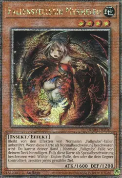 yugioh Fallenstellerin Myrmeleo RA04-DE210 Quarter Century Secret Rare - Image 1