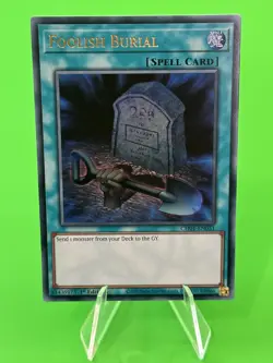 Yu-Gi-Oh 3X Foolish Burial Ultra Rare CH01-EN031 NM!!! - Image 1