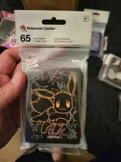 Pokemon Center - Pokemon TCG Eevee Breakaway Card Sleeves (65) 2021 SEALED - Image 1