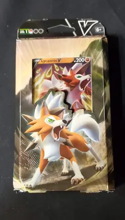 Pokemon TCG: V Battle Deck Lycanroc V Factory Sealed 60 Card Deck - Image 1