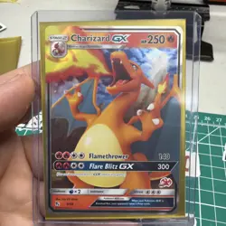 Pokemon TCG Charizard GX Holo Ultra Rare Card Hidden Fates 9/68 Battle Academy - Image 1