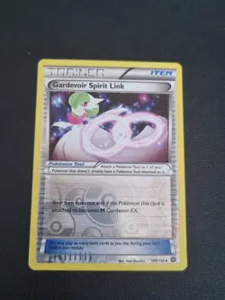 REVERSE HOLO Pokemon Card XY Steam Siege Gardevoir Spirit Link 101/114 - Image 1