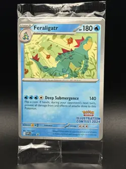 Pokemon TCG Illustration Contest 2024 Promo Cards SEALED (All 3 Promos) - Image 1