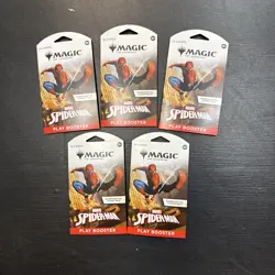 Magic MTG Spider-Man Play Booster Lot of 5 Packs | New Sealed | Marvel Crossover - Image 1