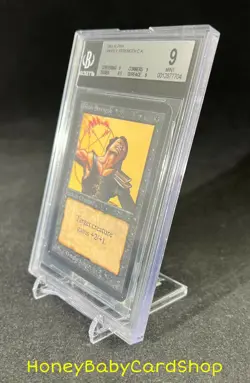 MTG Limited Edition Alpha 1993 Unholy Strength BGS 9.0Q+ (Quad+) Mint 93/94 - Image 3