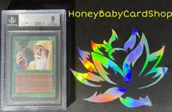 MTG Limited Edition Alpha 1993 Ley Druid BGS 9.0Q (Quad) MINT Old School 93/94 - Image 4