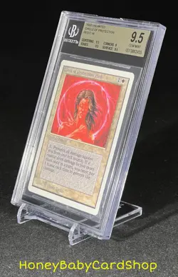 MTG Unlimited Edition 1993 Circle of Protection: Red BGS 9.5 GEM MINT 93/94 - Image 3
