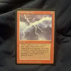 Chain Lightning (Legends) LP MTG - Image 1