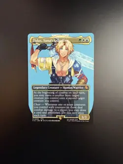 MTG Final Fantasy English Tidus, Yuna's Guardian Borderless 0205 Non-Foil - Image 1