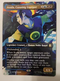 Mtg Avatar The Last Airbender Azula, Cunning Usurper Borderless NM - Image 1