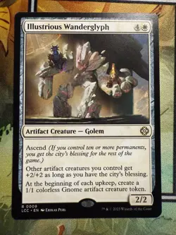 Illustrious Wanderglyph Commander: the Lost Caverns of Ixalan, (Non-Foil), #0009 - Image 1