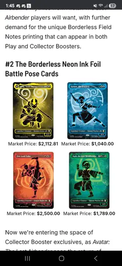 Avatar: The Last Airbender Collector Booster OMEGA Pack NEW SEALED BOX - Image 3