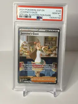 PSA 10 Jasmine's Gaze 245/191 Pokemon Surging Sparks Special Illustration Rare - Image 1