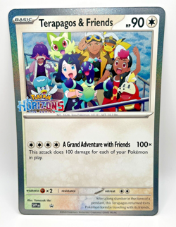 Terapagos & Friends Pokemon OVERSIZE Card 2024 SVP Black Star Promo Jumbo - Image 1