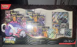 Pokemon Paldean Fates Great Tusk Iron Threads Ex Premium Collection In Hand - Image 1