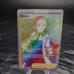Pokemon Sword & Shield Oleana 202/192 Rebel Clash Secret Rare Full Art NM ? - Image 1