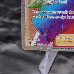 Pokemon Sword & Shield Oleana 202/192 Rebel Clash Secret Rare Full Art NM ? - Image 4