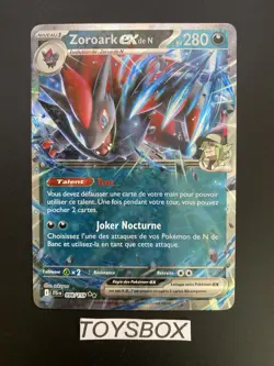 Carte Pokemon Zoroark EX 098/159 / Bloc EV Aventure Ensemble EV9 / NEUF FR - Image 2
