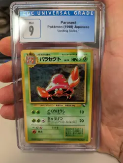 Pokemon 1998 Japanese Vending Series 1 Parasect #47 CGC 9 MINT!! - Image 1