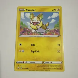 Pokemon TCG Yamper 074/202 Common SWSH01: Sword & Shield Base Set - Image 1