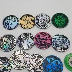 Pokemon Coin Lot 54 Count Game Chips Foil Purple Energy Unsearched Mix Lot Burn - Image 4