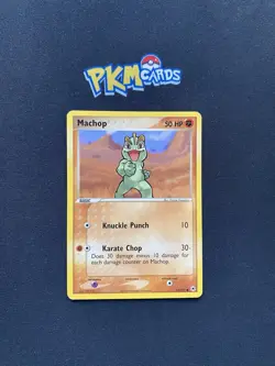 Pokemon TCG Machop EX Hidden Legends 64/101 Regular LP. - Image 1