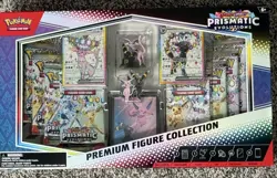 POKEMON TCG Prismatic Evolutions Premium Figure Collection ✅In hand ✅Sealed - Image 1