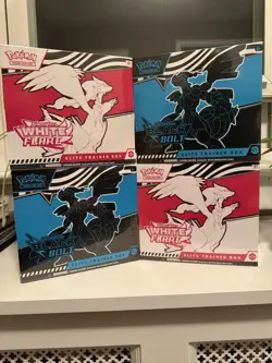 Factory Sealed Pokemon TCG Black Bolt & White Flare Elite Trainer Box (set of 2) - Image 1