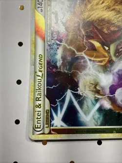 Entei Raikou Legend HeartGold SoulSilver Triumphant Full Art Rare 2010 Pokemon - Image 3