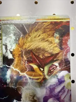 Entei Raikou Legend HeartGold SoulSilver Triumphant Full Art Rare 2010 Pokemon - Image 5