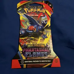 NEW- Pokemon Mega Evolution Sleeved Booster Pack Random Art Factory Sealed - Image 1