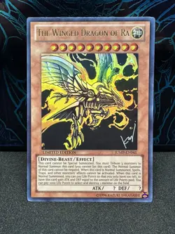 Yugioh The Winged Dragon of Ra JUMP-EN045 Ultra Rare Limited Edition NM - Image 1