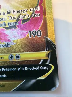 Pokemon TCG Brilliant Stars Galarian Moltres v Gold SR Card 183/172 NM/M - Image 4