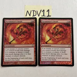 MTG FOIL Pyromancer's Swath X2 Modern Masters Card # 125 - Image 1