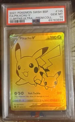 2021 Pikachu SWSH BSP V #145 Gem Mint PSA Grade 10 Pokemon Card - Image 1