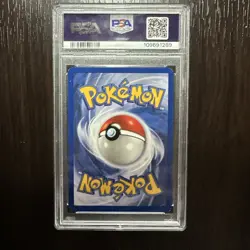 Pokemon 2000 Dark Charizard 1st Edition Team Rocket Holo Card *HAND SWIRL* PSA 7 - Image 5