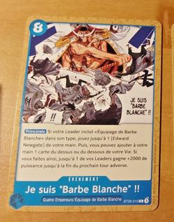 ONE PIECE CARD GAME CARTE FRANCAISE ST22-015 FR MINT - Image 1